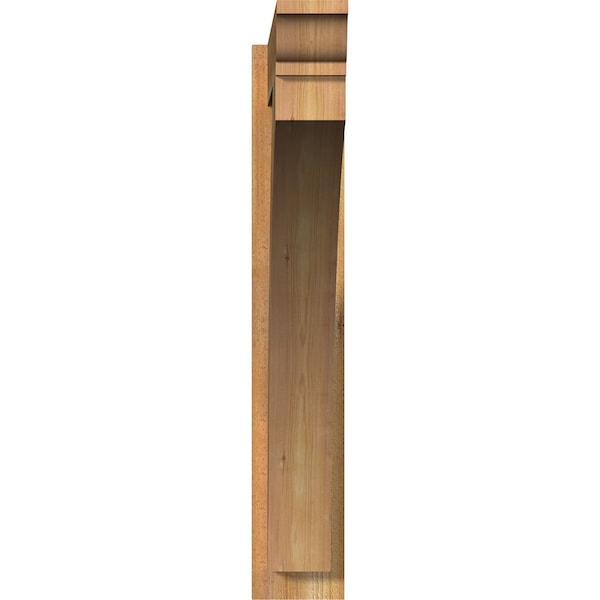 Thorton Rough Sawn Traditional Outlooker, Western Red Cedar, 6W X 36D X 36H